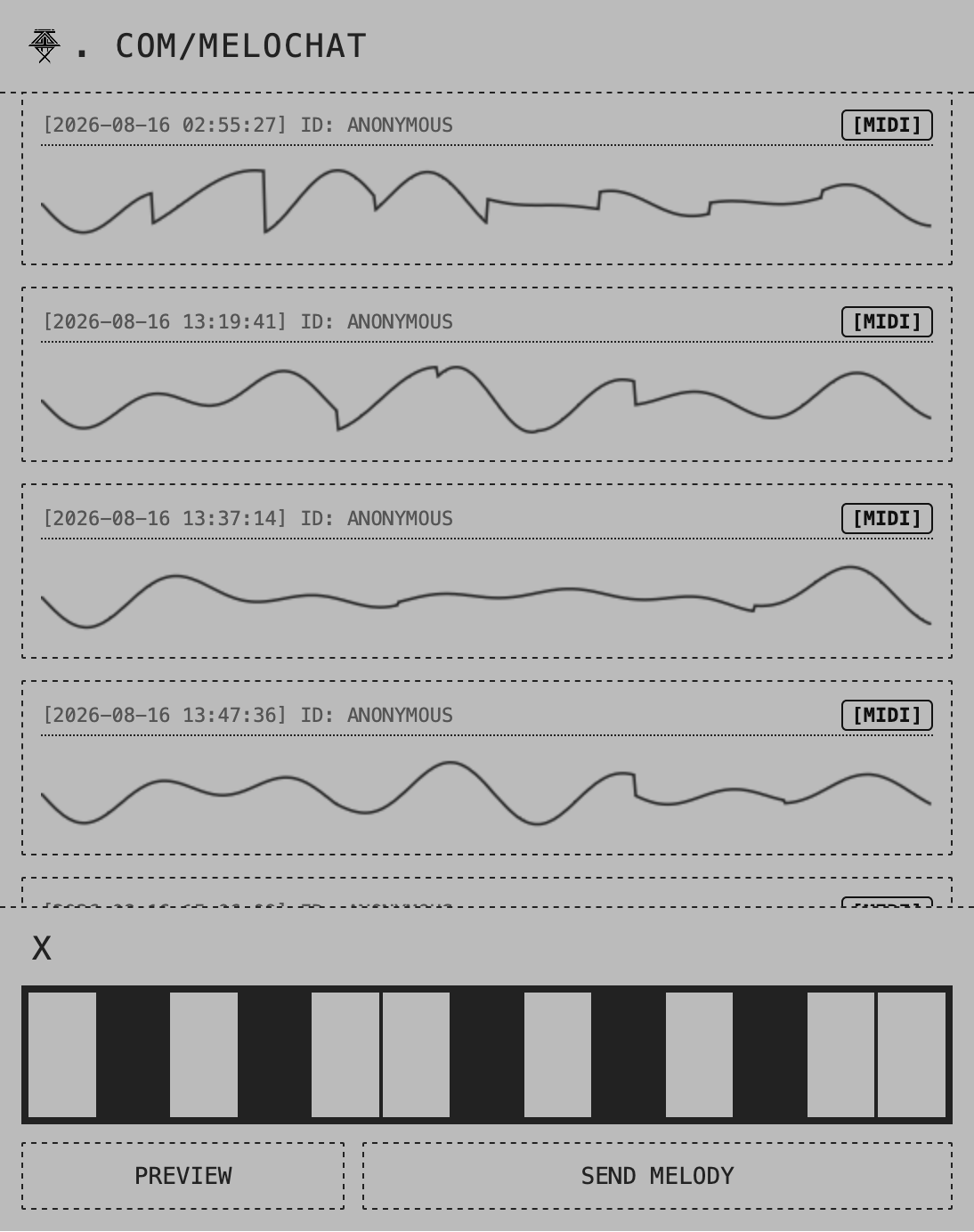 MeloChat Interface Preview